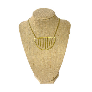 Fair trade necklace ethically handmade by empowered artisans in East Africa.