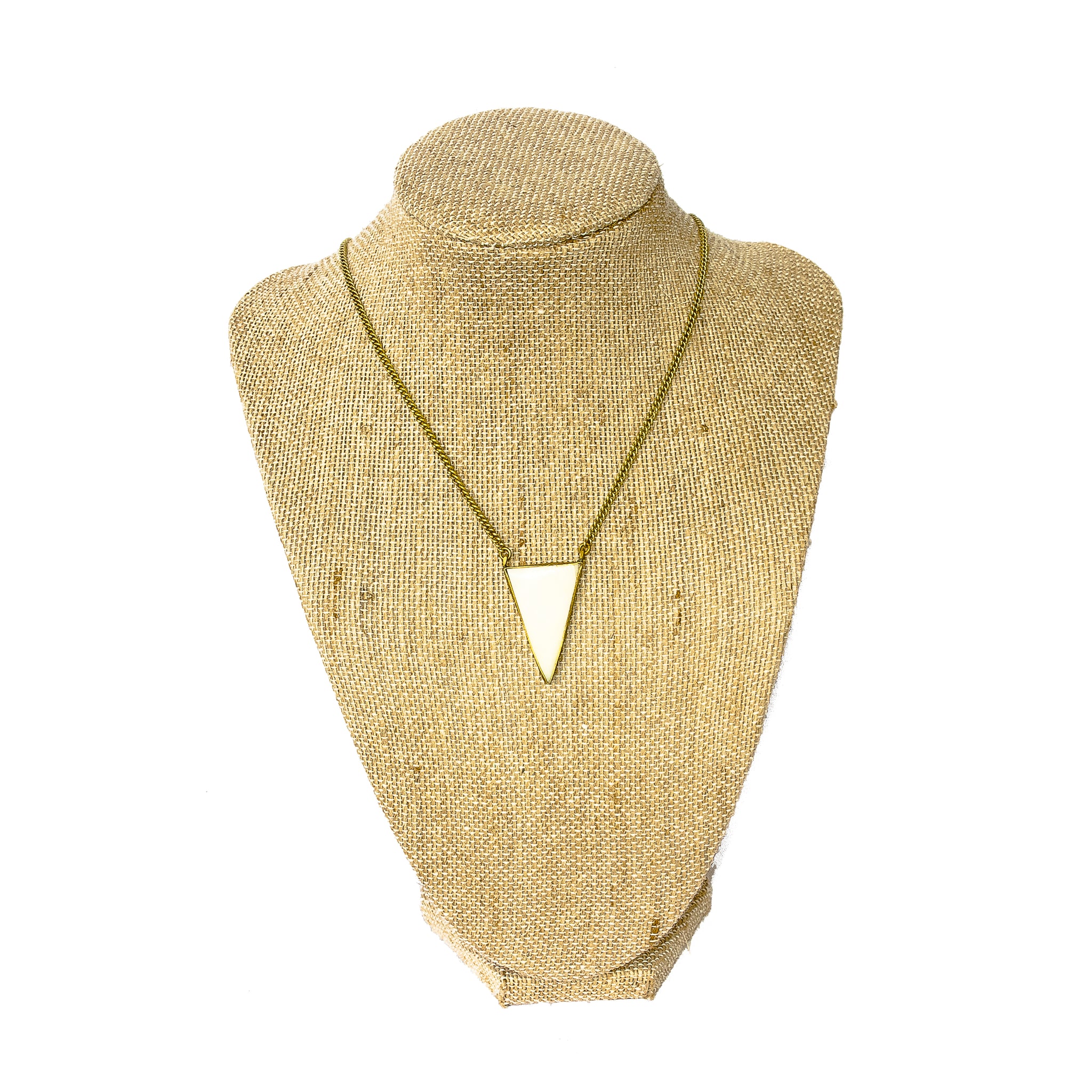 Bone Triangle Necklace