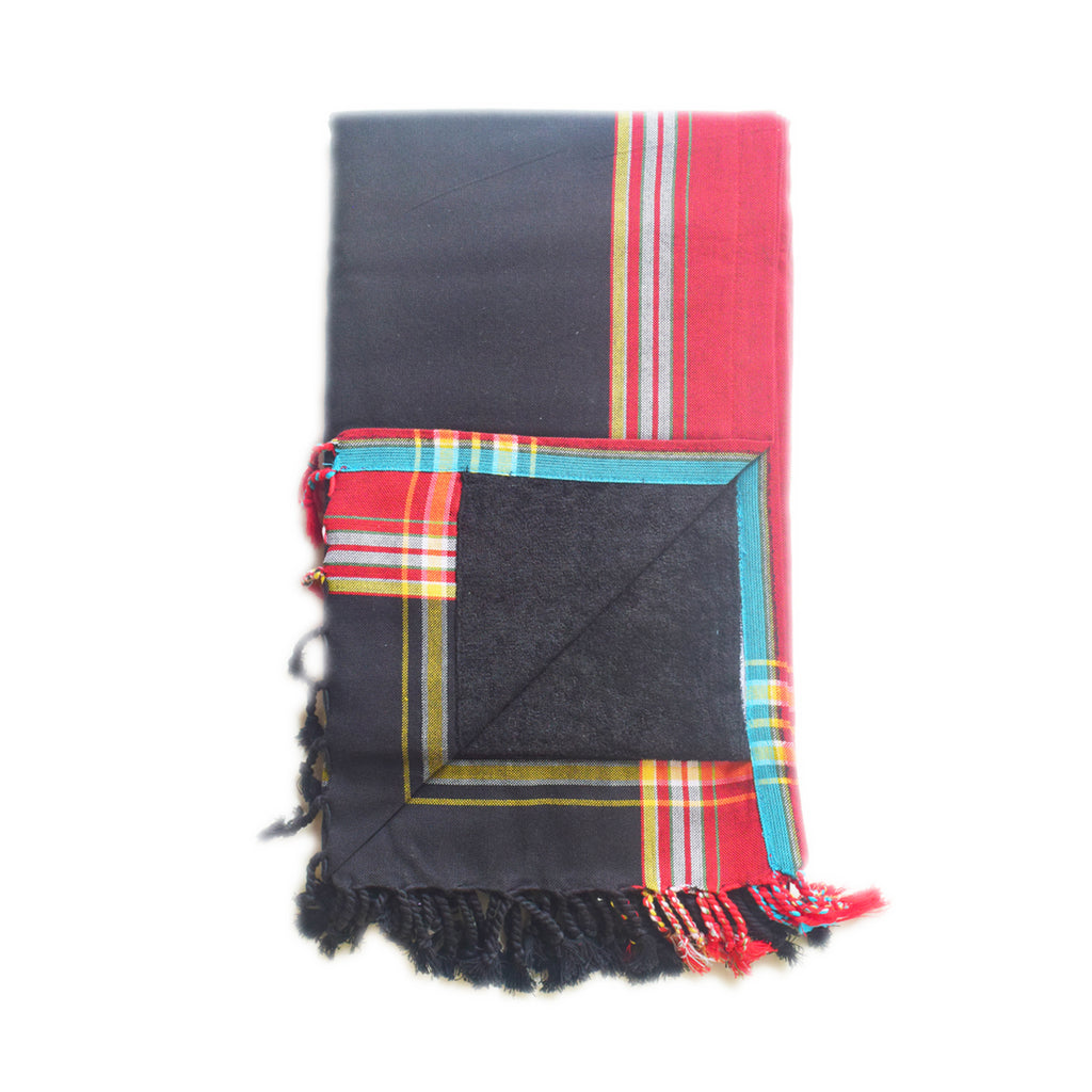Fair trade towel ethically handmade by empowered artisans in East Africa.