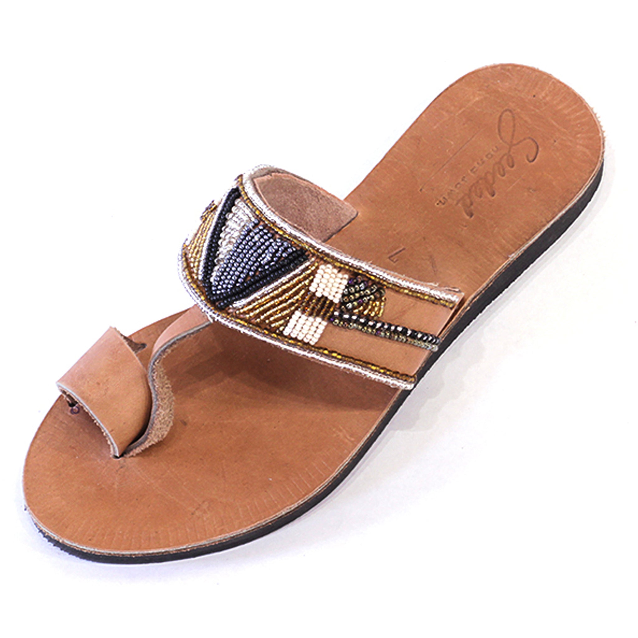 Light Leather Hibiscus Serengeti - Metallics