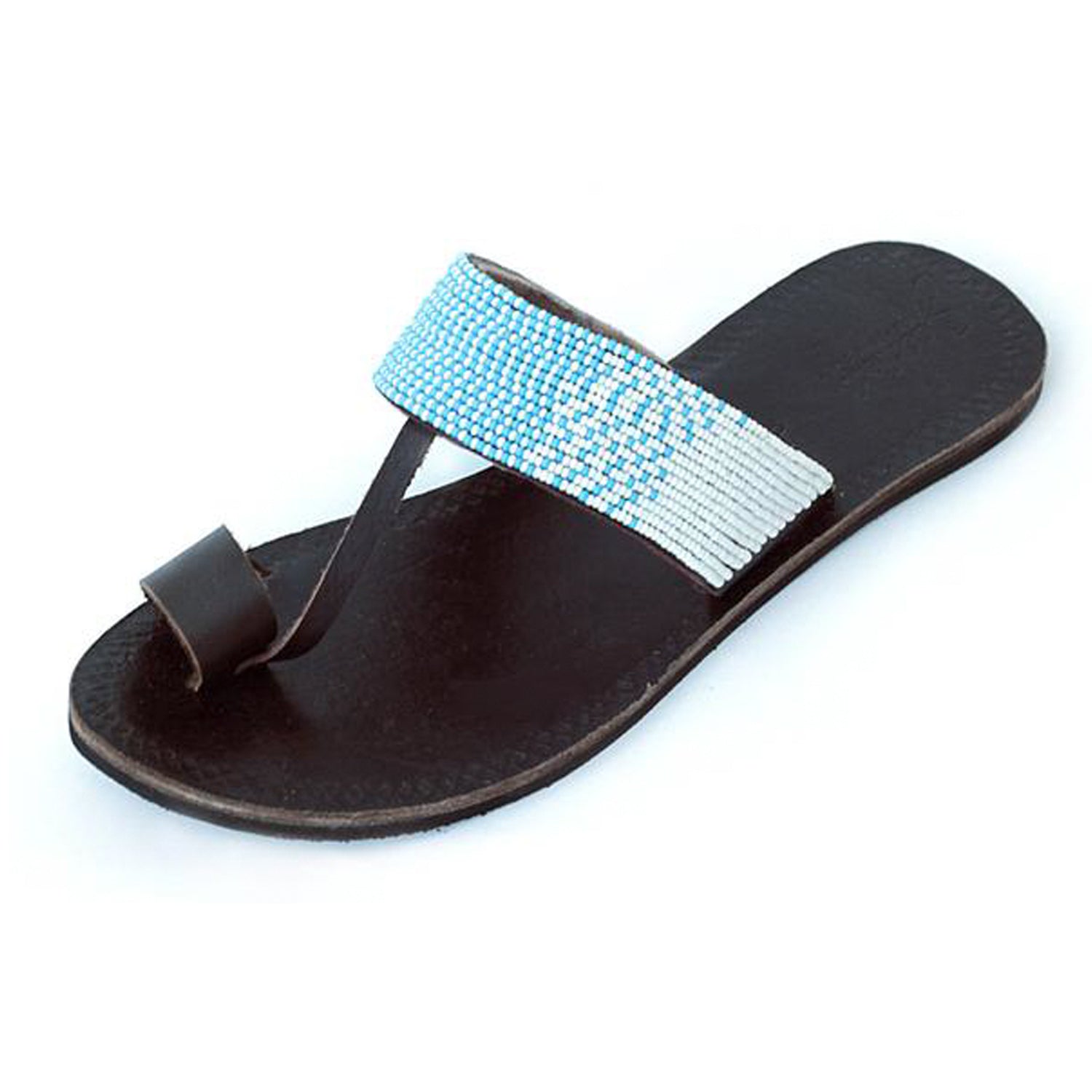 Hibiscus Ombre - White/Light Blue