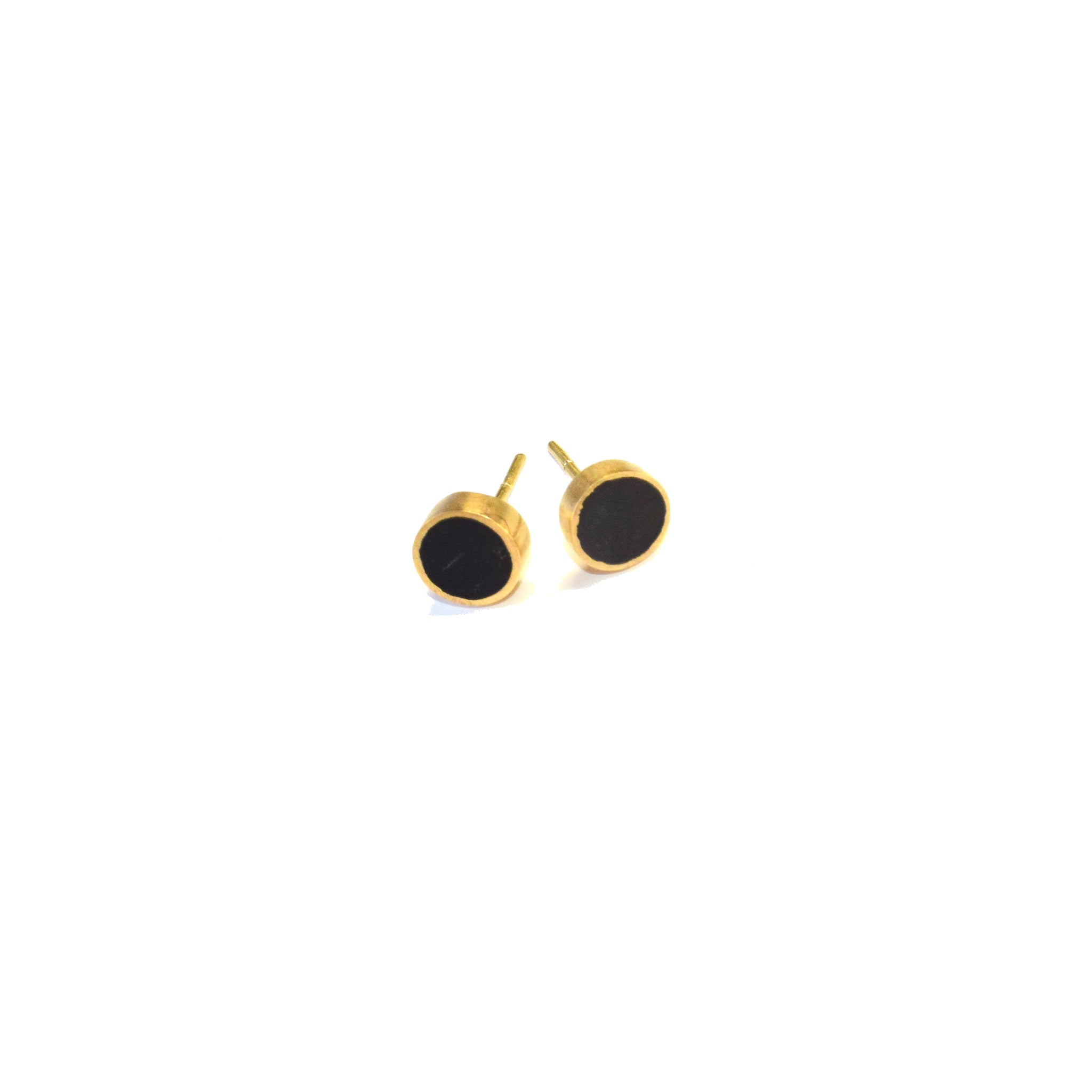 Horn Stud Earrings