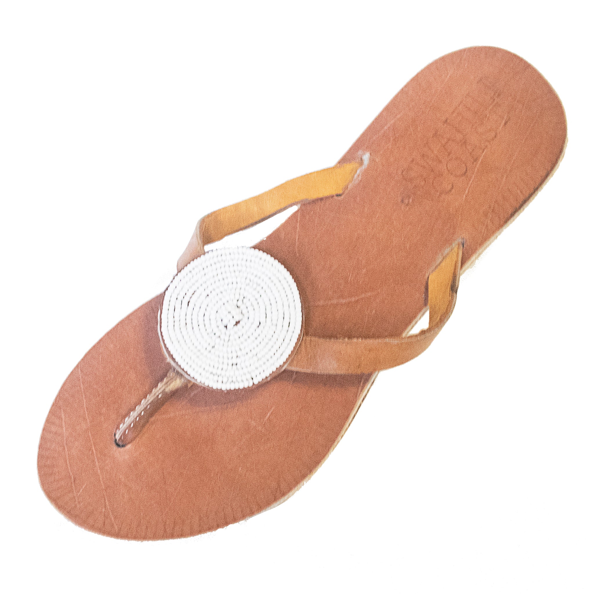Light Leather Iris - White