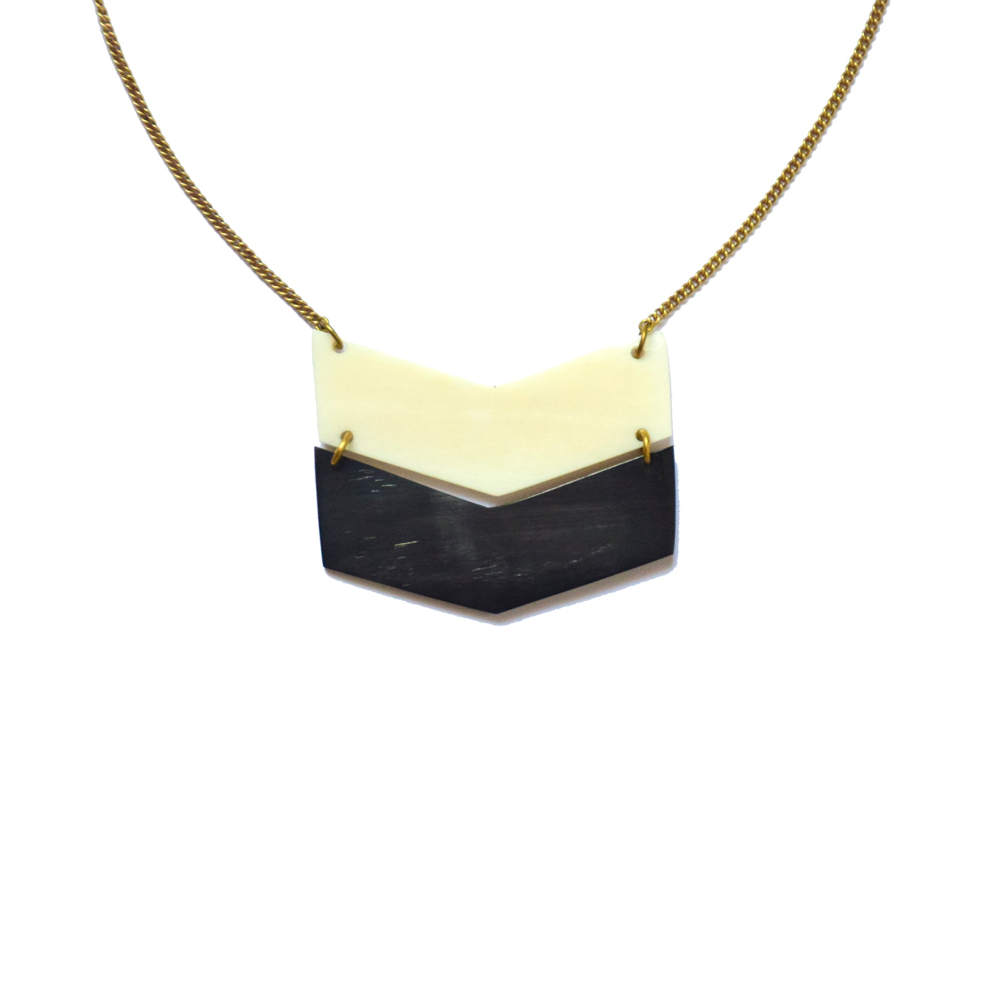 Mixed Chevron Necklace