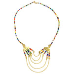 Fair trade necklace ethically handmade by empowered artisans in East Africa.