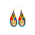 Fair trade earrings ethically handmade by empowered artisans in East Africa.