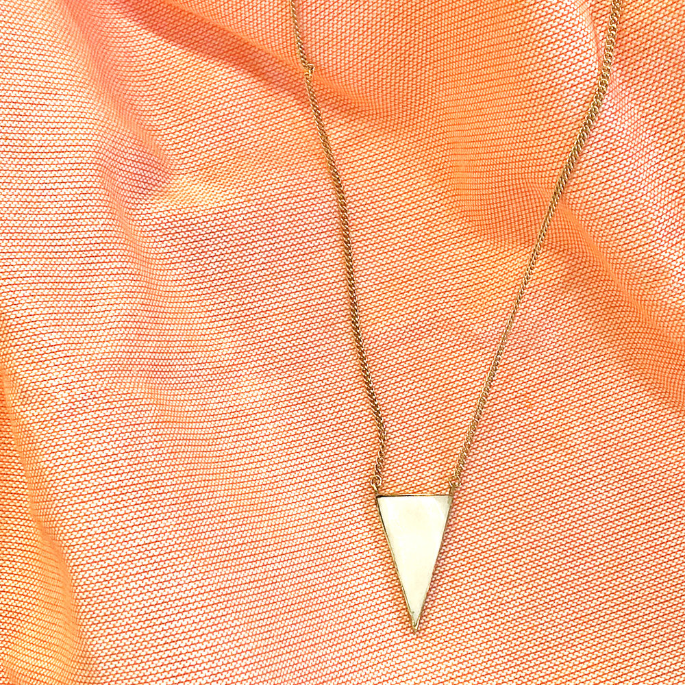 Bone Triangle Necklace