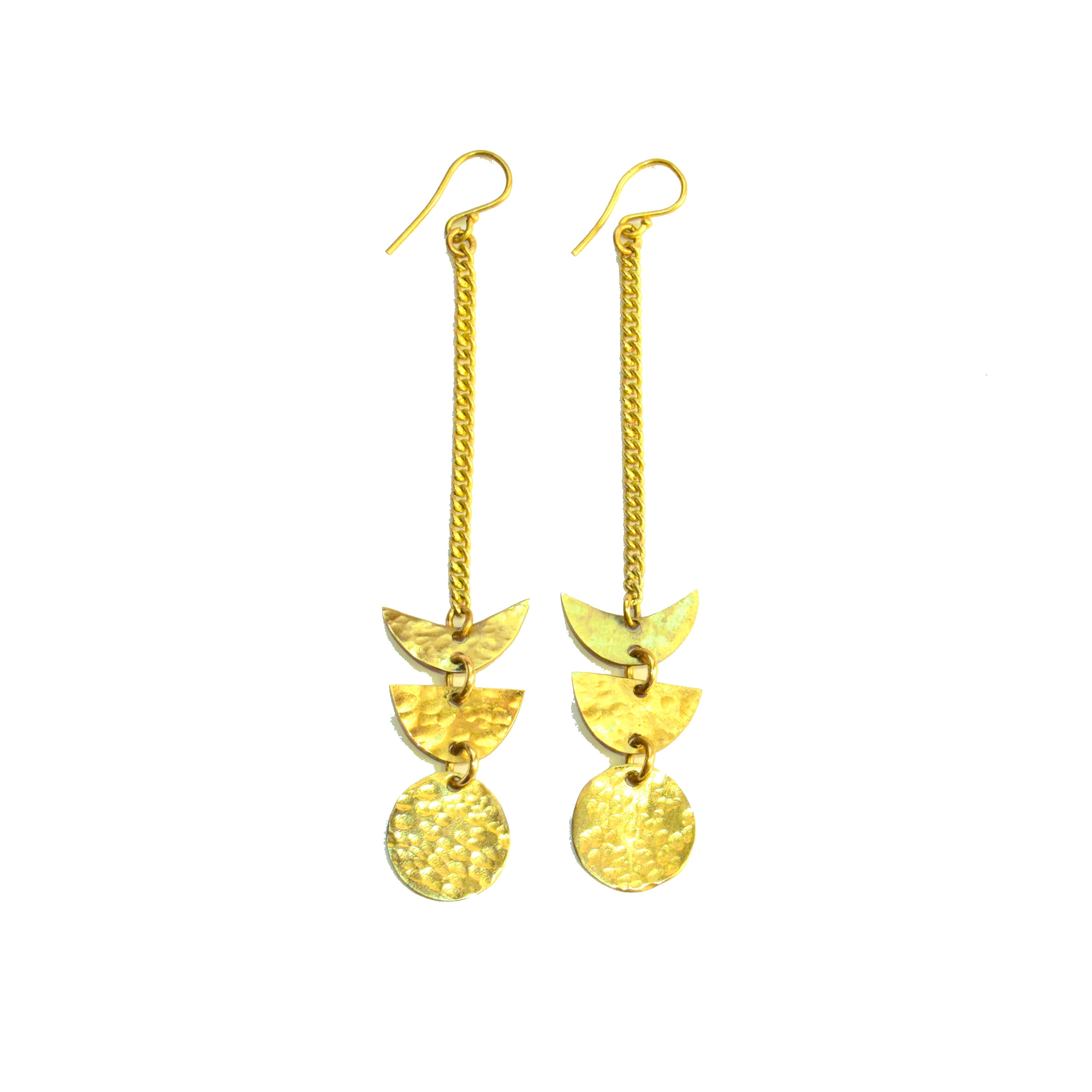 Fair trade earrings ethically handmade by empowered artisans in East Africa.