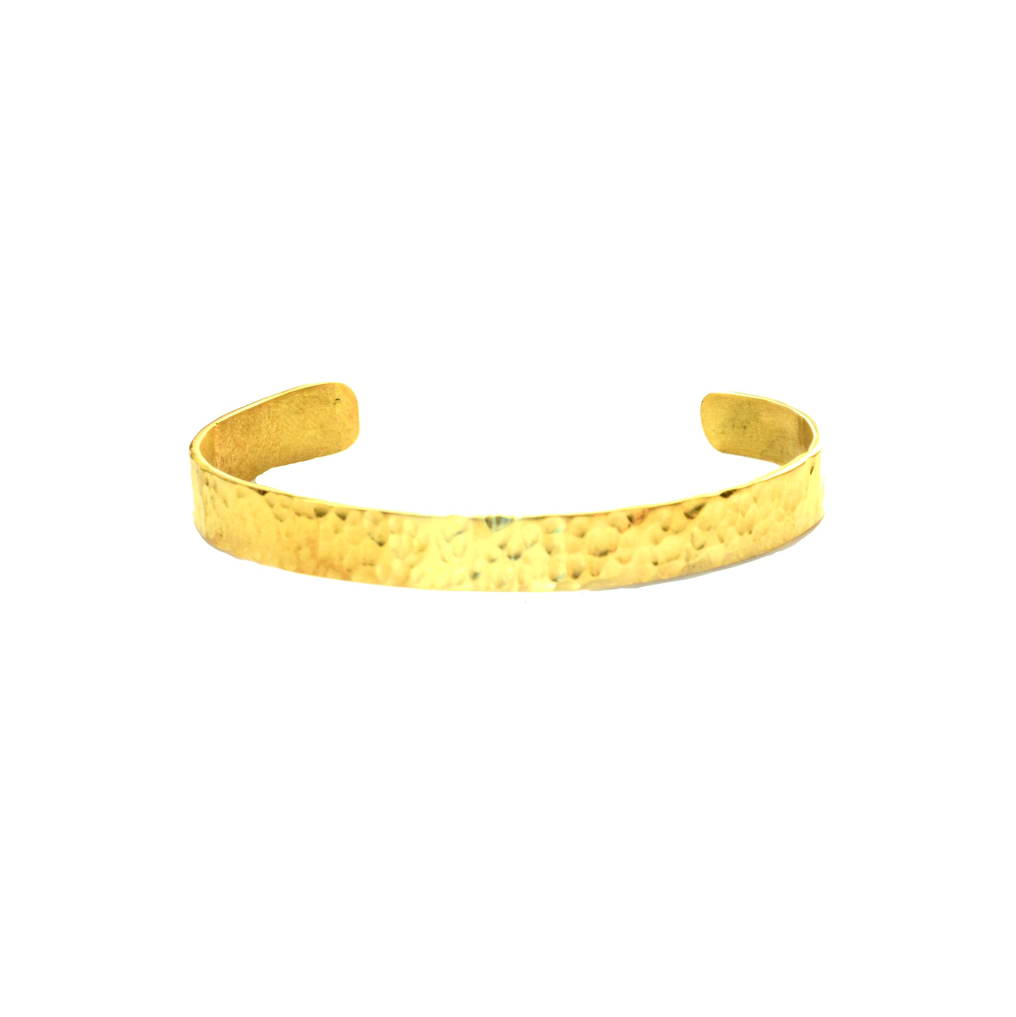 Simple Hammered Cuff