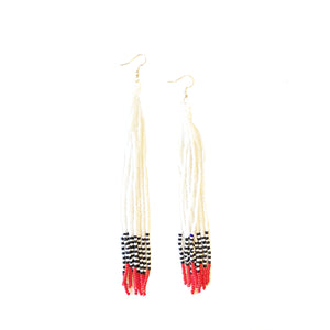 Fair trade earrings ethically handmade by empowered artisans in East Africa.