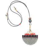 Fair trade necklace ethically handmade by empowered artisans in East Africa.